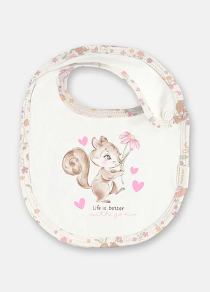 Up Baby - Babador Bebê Suedine Premium Estampado - UP BABY