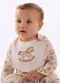 Up Baby - Babador Bebê Suedine Premium Estampado - variação:  
