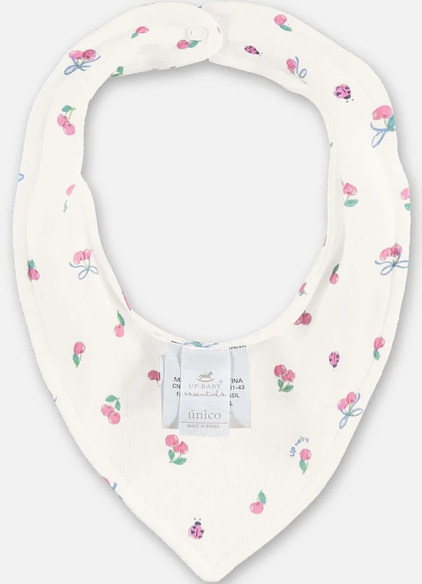 Up Baby - Babador Suedine Bebê Menina Bege 2