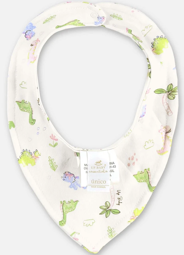 Up Baby - Babador Suedine Bebê Menina Bege 2