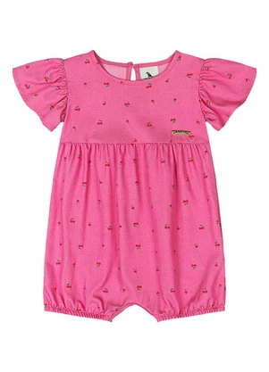 Quimby - Banho de Sol Cerejas Bebê Menina Rosa - QUIMBY