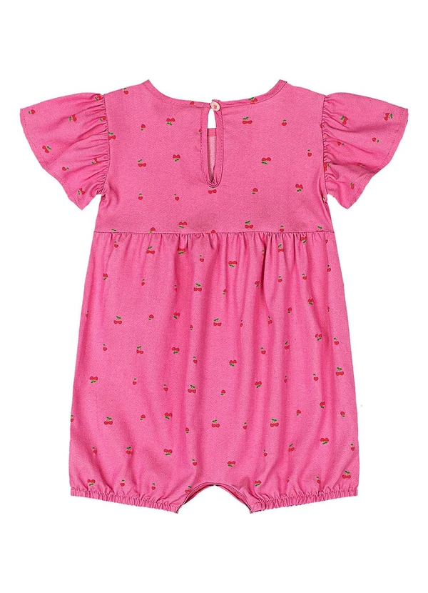 Quimby - Banho de Sol Cerejas Bebê Menina Rosa 2