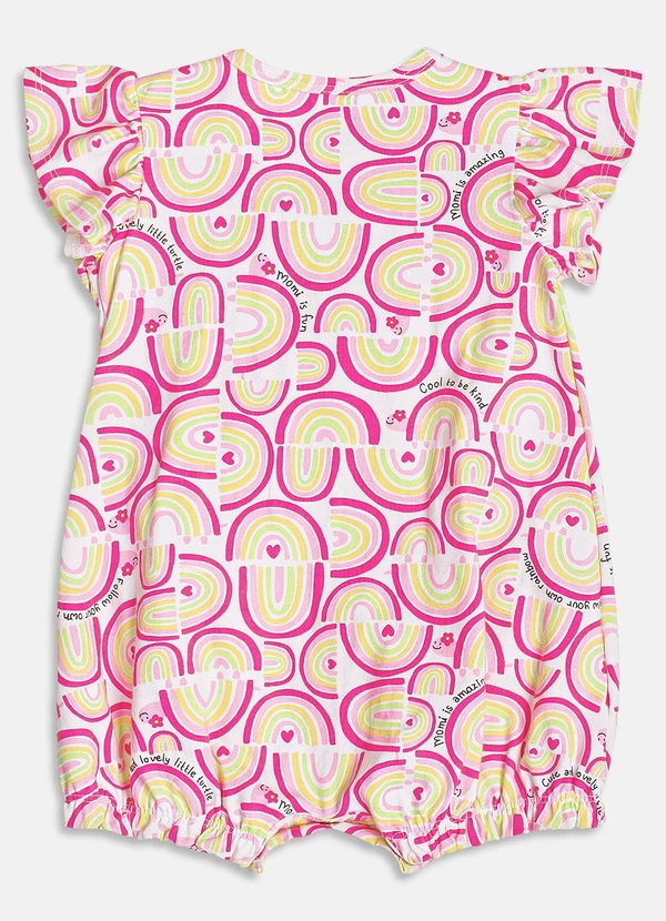 Momi - Banho de Sol com Estampa de Arco-Íris Off White 2