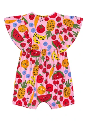 Quimby - Banho de Sol Frutas Bebê Menina Rosa - QUIMBY