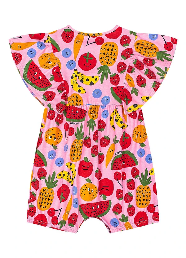 Quimby - Banho de Sol Frutas Bebê Menina Rosa 2