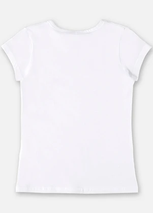 Up Baby - Blusa Infantil Básica em Cotton Branco - UP BABY