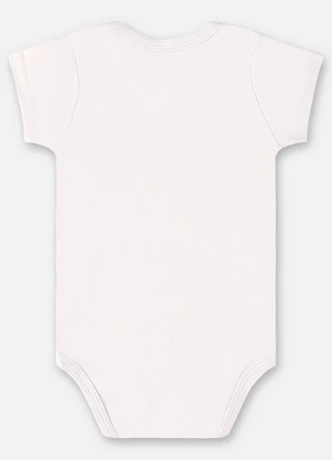 Up Baby - Body em Suedine Unissex para Bebê Bege - UP BABY