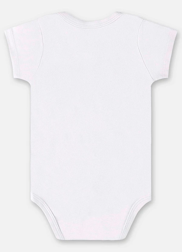 Up Baby - Body em Suedine Unissex para Bebê Branco 2