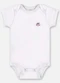 Up Baby - Body em Suedine Unissex para Bebê Branco - variação: Branco