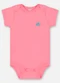 Up Baby - Body em Suedine Unissex para Bebê Branco - variação: Rosa