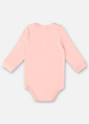 Up Baby - Body em Suedine Unissex para Bebê Rosa - UP BABY