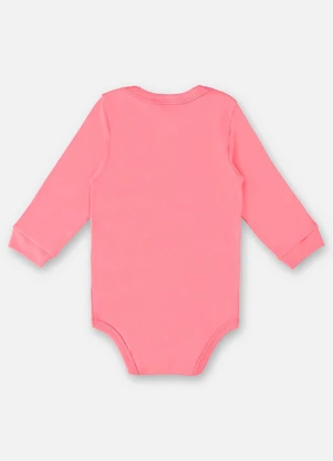 Up Baby - Body em Suedine Unissex para Bebê Rosa - UP BABY