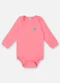 Up Baby - Body em Suedine Unissex para Bebê Vermelho - variação: Rosa