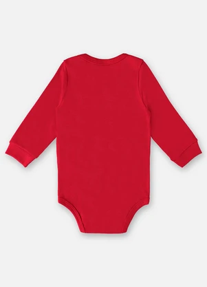 Up Baby - Body em Suedine Unissex para Bebê Vermelho - UP BABY