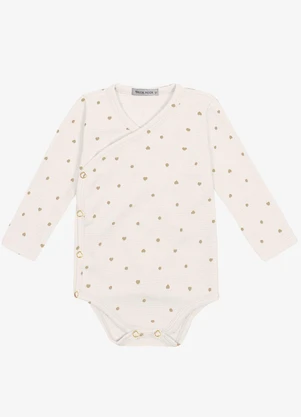 Trick Nick - Body Feminino em Malhão Estampado Bege - TRICK NICK