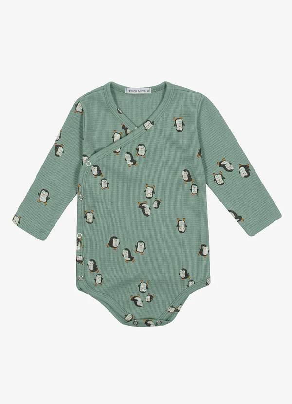 Trick Nick - Body Manga Longa Masculino Malhão Verde