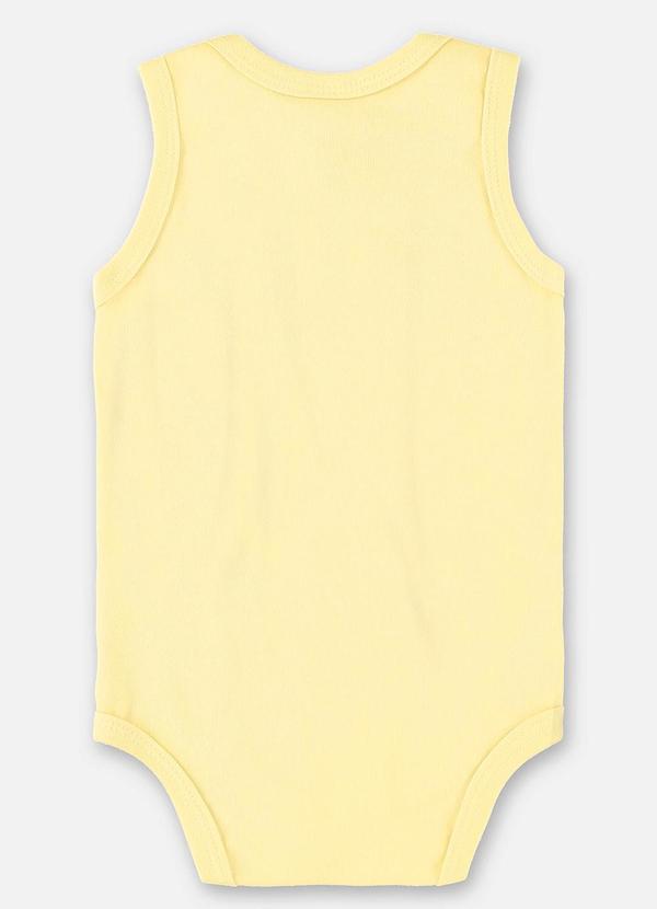 Up Baby - Body Regata Suedine Unissex Bebê Amarelo 2