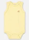 Up Baby - Body Regata Suedine Unissex Bebê Azul - variação: Amarelo