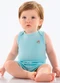 Up Baby - Body Regata Suedine Unissex Bebê Azul - variação: Azul