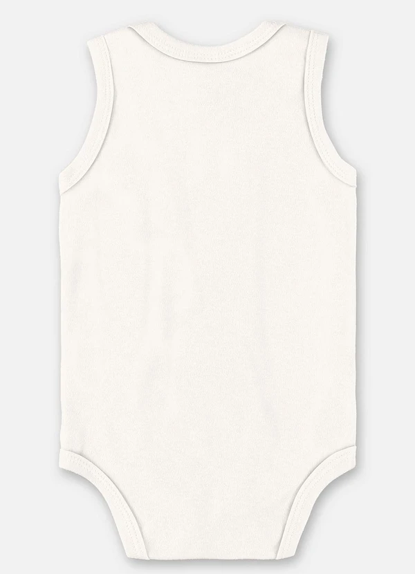Up Baby - Body Regata Suedine Unissex Bebê Bege 2