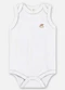 Up Baby - Body Regata Suedine Unissex Bebê Azul - variação: Branco