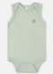 Up Baby - Body Regata Suedine Unissex Bebê Azul - variação: Verde