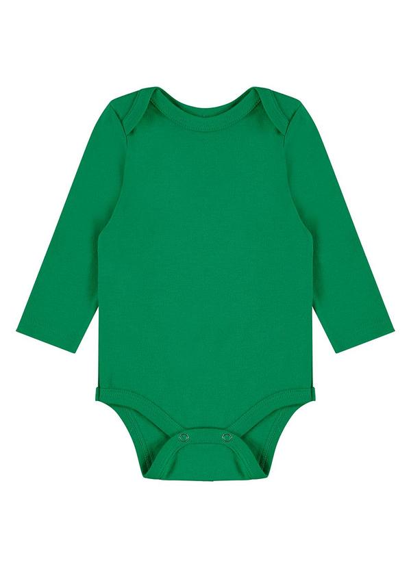 Guloseima - Body Unissex para Bebê em Suedine Verde