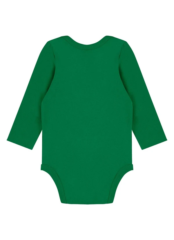 Guloseima - Body Unissex para Bebê em Suedine Verde 2