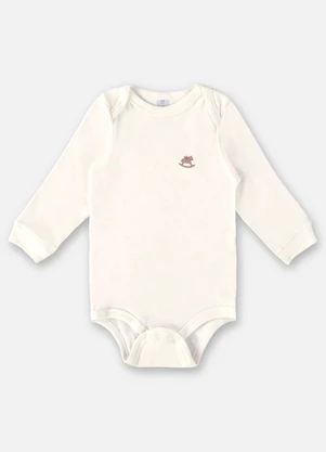 Up Baby - Body Unissex para Bebê Off White - UP BABY