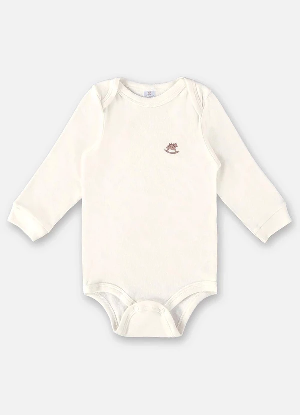Up Baby - Body Unissex para Bebê Off White