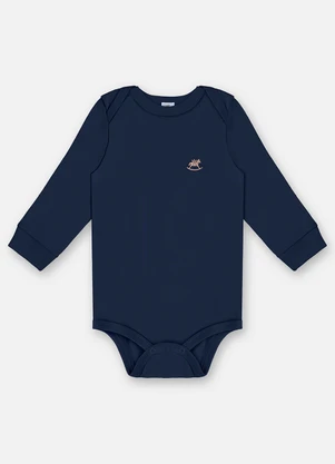 Up Baby - Body Unissex Suedine Azul - UP BABY