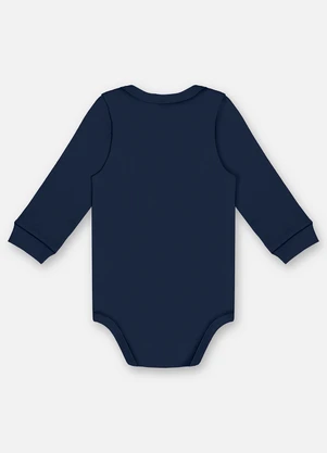 Up Baby - Body Unissex Suedine Azul - UP BABY