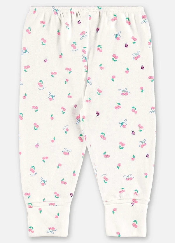 Up Baby - Calça Suedine Bebê Menina Bege 2