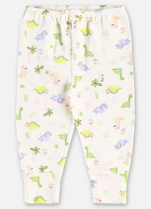 Up Baby - Calça Suedine Bebê Menina Bege - UP BABY