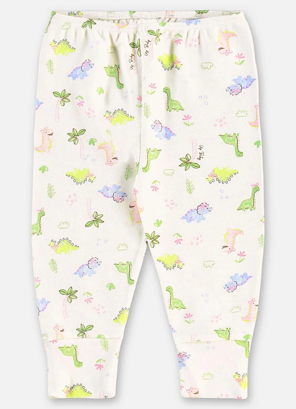 Up Baby - Calça Suedine Bebê Menina Bege 2