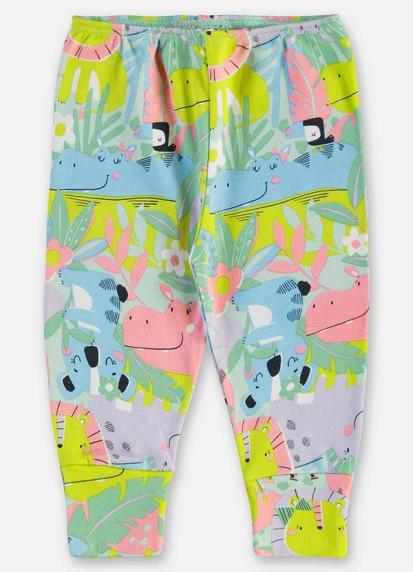 Up Baby - Calça Suedine Bebê Menina Verde