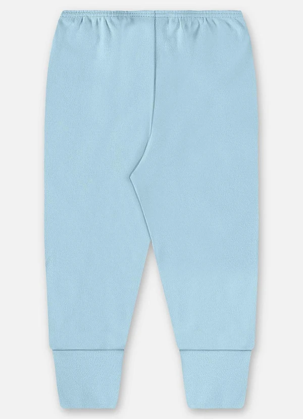 Up Baby - Calça Unissex Bebê Suedine Azul 2