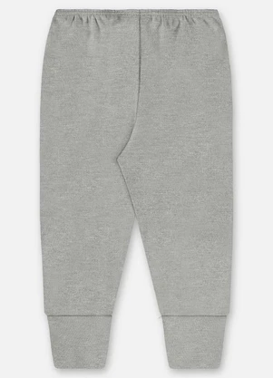 Up Baby - Calça Unissex Bebê Suedine Cinza - UP BABY