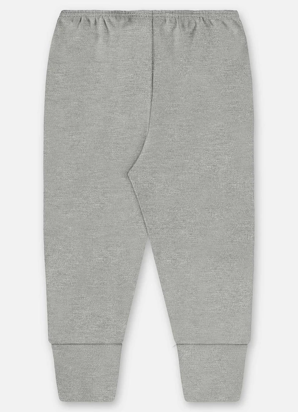 Up Baby - Calça Unissex Bebê Suedine Cinza 2