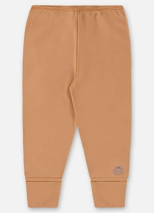 Up Baby - Calça Unissex Bebê Suedine Marrom - UP BABY