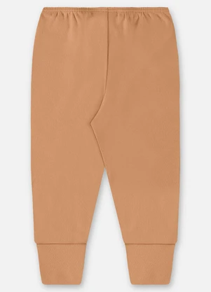 Up Baby - Calça Unissex Bebê Suedine Marrom - UP BABY