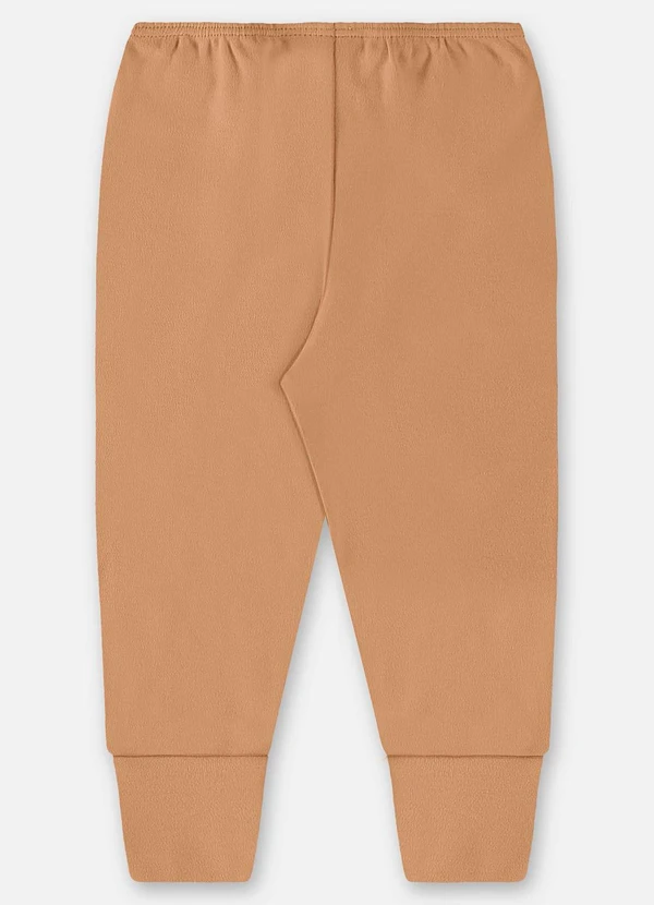 Up Baby - Calça Unissex Bebê Suedine Marrom 2