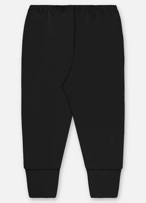 Up Baby - Calça Unissex Bebê Suedine Preto - UP BABY