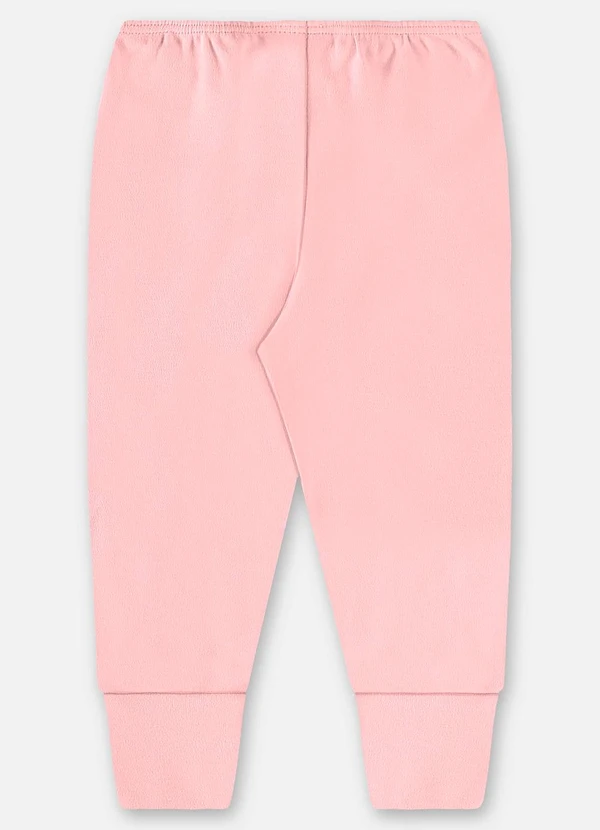 Up Baby - Calça Unissex Bebê Suedine Rosa 3