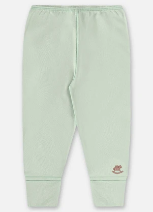 Up Baby - Calça Unissex Bebê Suedine Verde - UP BABY