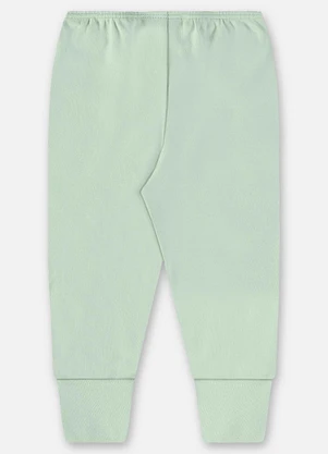 Up Baby - Calça Unissex Bebê Suedine Verde - UP BABY