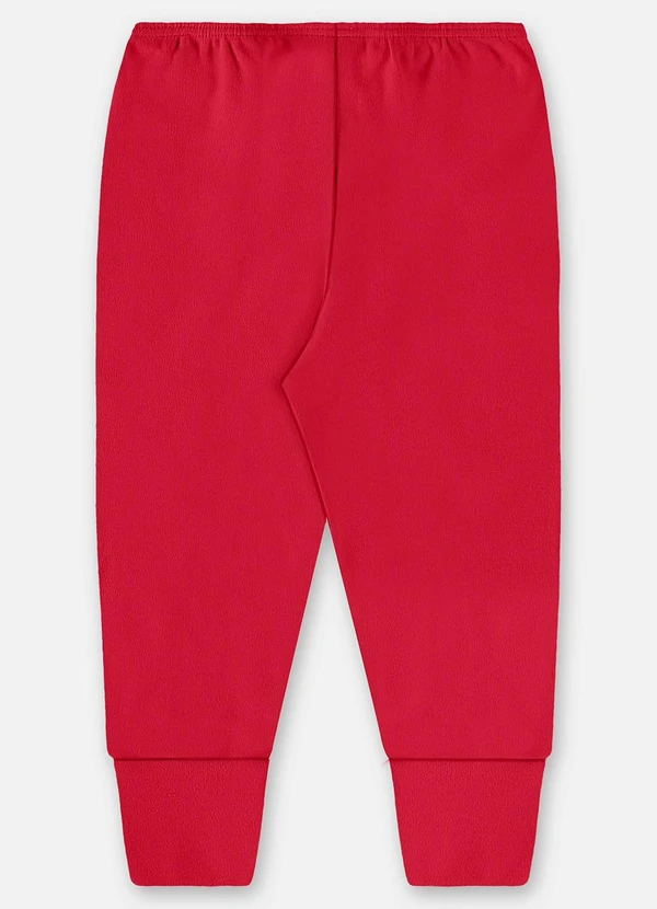 Up Baby - Calça Unissex Bebê Suedine Vermelho 2