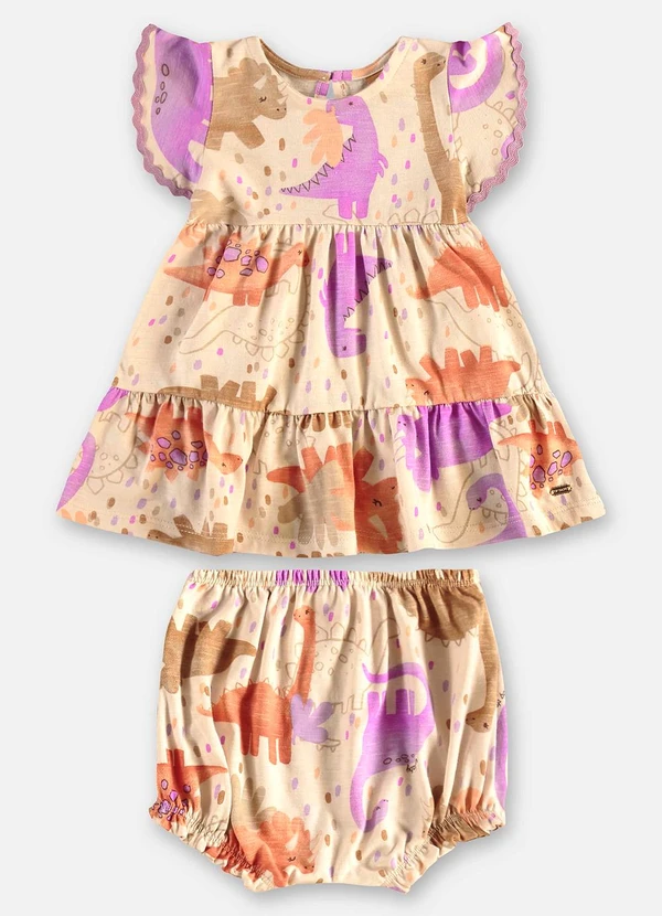 Up Baby - Conjunto Bebê Algodão Roxo 2