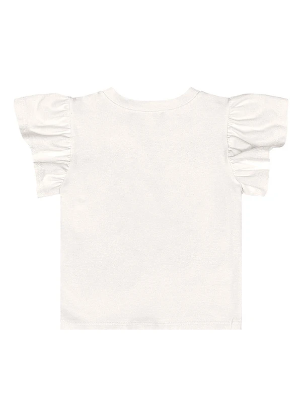 Quimby - Conjunto Bebê Blusa e Saia Tule Bege 5