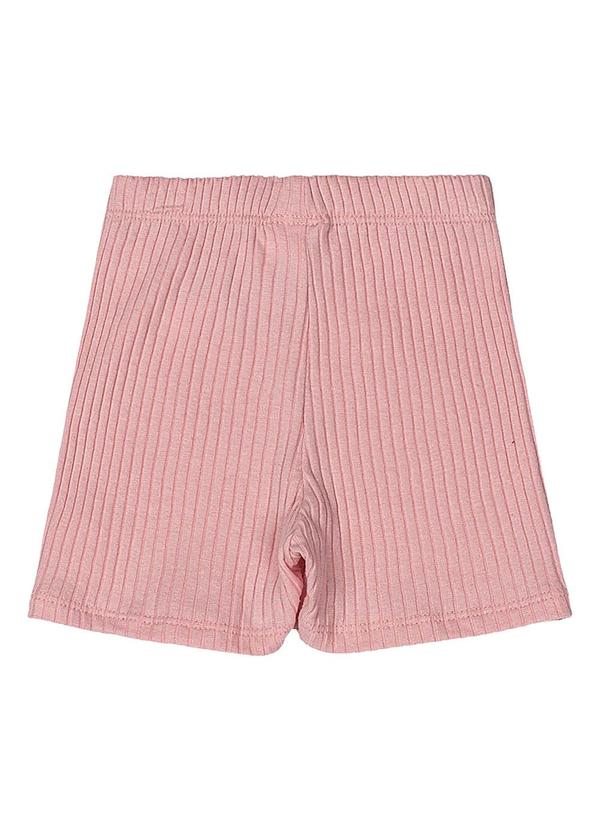 Quimby - Conjunto Bebê com Blusa e Bermuda Rosa 6